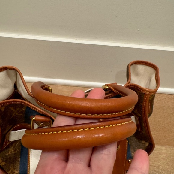 Authentic Louis Vuitton Monogram Tisse Sac Rayure GM Tote Bag - Picture 8 of 16